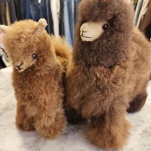 Adorable Brown Alpaca Plush Toys
